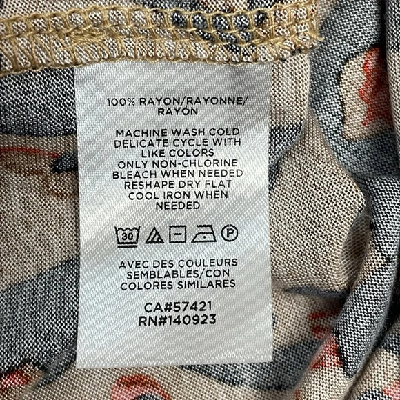 NWT Loft Outlet Leopard Print Long Sleeve Blouse S - Picture 13 of 15